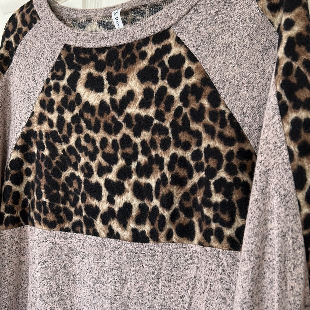 Animal Print Sweater
